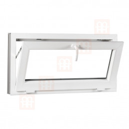Plastové okno | 80x50 cm (800x500 mm) | bílé | sklopné