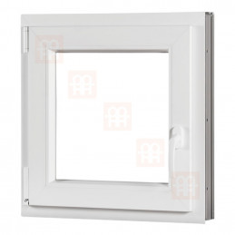 Plastové okno | 70x70 cm (700x700 mm) | bílé | otevíravé i sklopné | levé