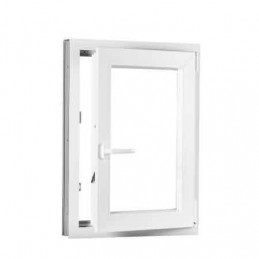 Plastové okno | 100 x 150 cm (1000 x 1500 mm) | bílé | otevíravé i sklopné | pravé