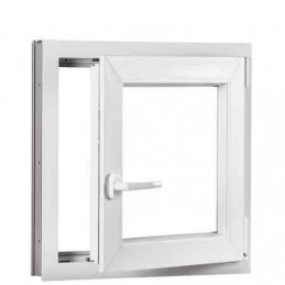 Plastové okno | 120 x 120 cm (1200 x 1200 mm) | bílé | otevíravé i sklopné | pravé