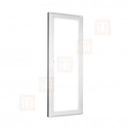 Plastové dveře | 90x210 cm (900x2100 mm) | bílé | balkónové | otevíravé i sklopné | pravé