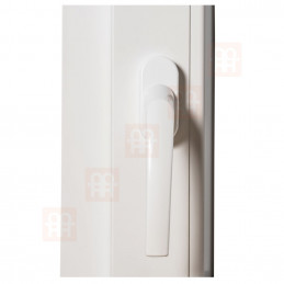 Plastové dveře | 90 x 210 cm (900 x 2100 mm) | bílé | balkónové | otevíravé i sklopné | levé