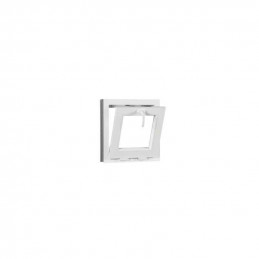 Plastové okno | 47x47 cm (470x470 mm) | bílé | sklopné