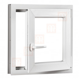 Plastové okno | 120x90 cm (1200x900 mm) | bílé | otevíravé i sklopné | pravé