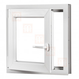 Plastové okno | 120x90 cm (1200x900 mm) | bílé | otevíravé i sklopné | levé