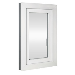 Plastové okno 100x120 cm (1000x1200mm) otevíravé i sklopné pravé bílé Trocal