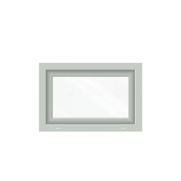 Plastové okno 600×400 mm (60×40 cm) sklopné pro vedlejší a technické prostory