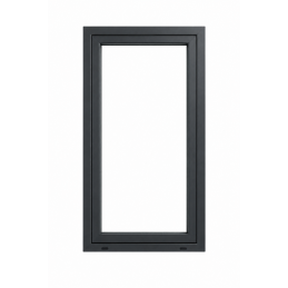 Plastové okno 600 × 900 mm (60 × 90 cm) otevíravě-sklopné pravé antracit/bílá pro vedlejší prostory Aplast 60